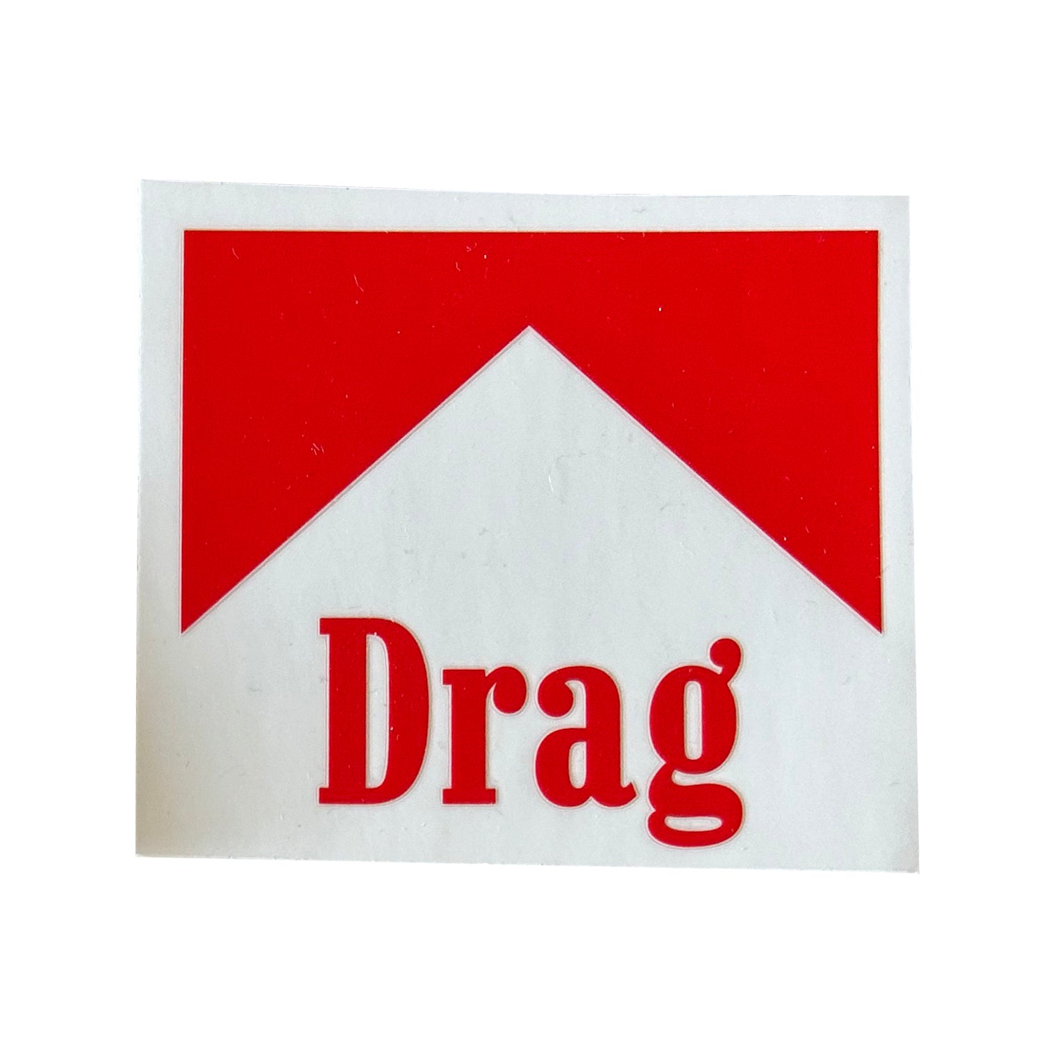 DRAG MARLBORO STICKER - WINNY RED